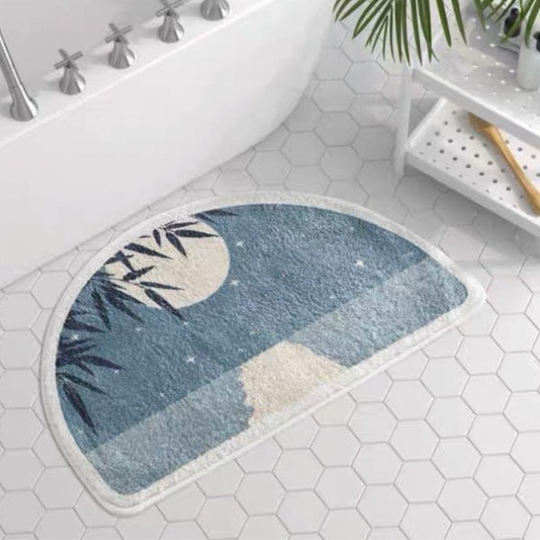 Petit Tapis Salle De Bain Demi Lune - Les tapis de bain