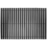 Tais Salle de Bain Bambou Noir - Les tapis de bain