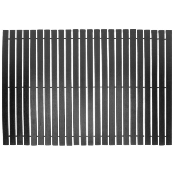 Tais Salle de Bain Bambou Noir - Les tapis de bain