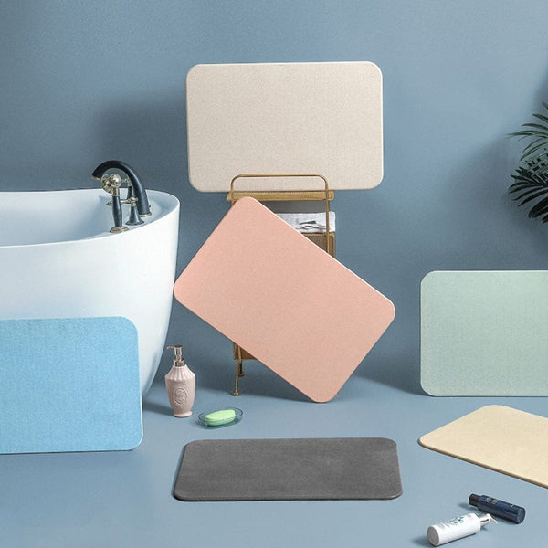 Tapis Absorbant Diatomite - Les tapis de bain