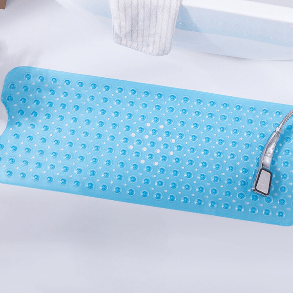 Tapis de Baignoire Antidérapant Bleu - Les tapis de bain