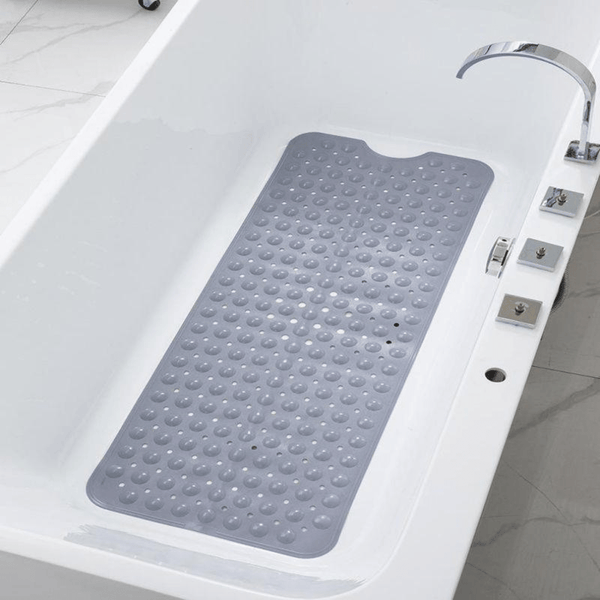 Tapis de Baignoire Antidérapant Gris - Les tapis de bain