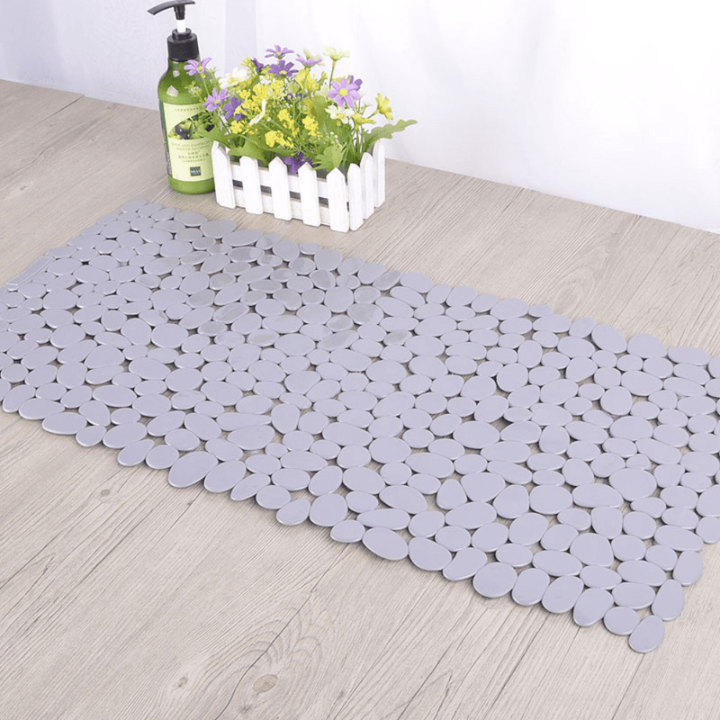 Tapis de Bain Antidérapant en Plastique - Galets - Les tapis de bain