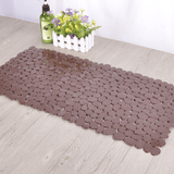 Tapis de Bain Antidérapant en Plastique - Galets - Les tapis de bain
