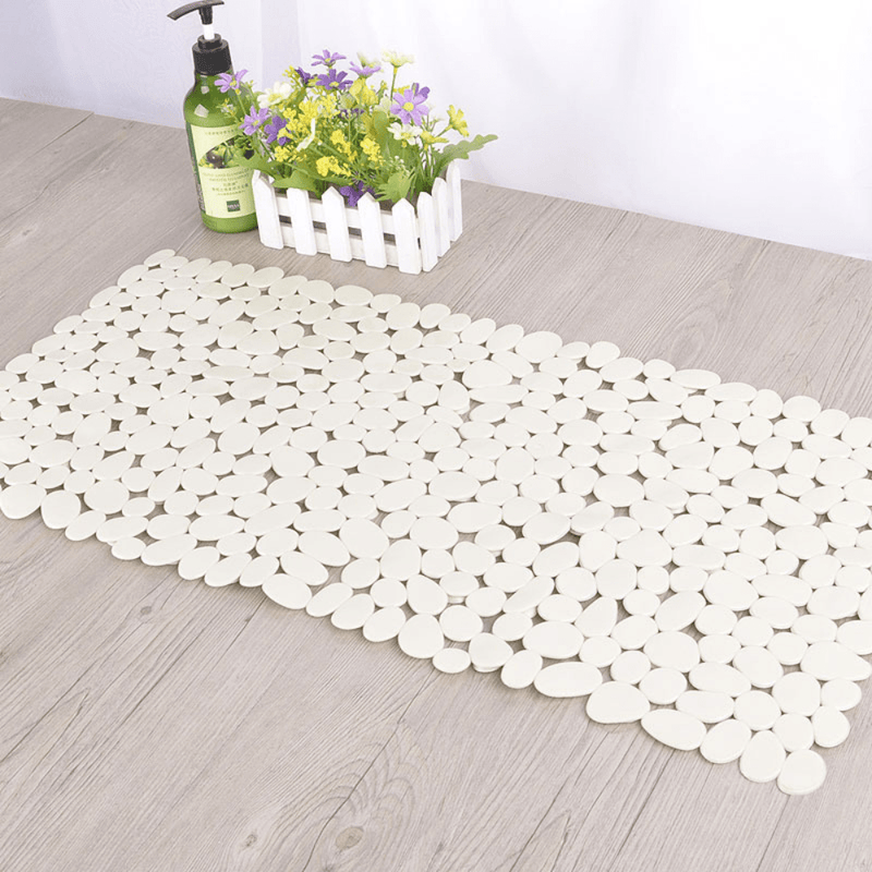 Tapis de Bain Antidérapant en Plastique - Galets - Les tapis de bain