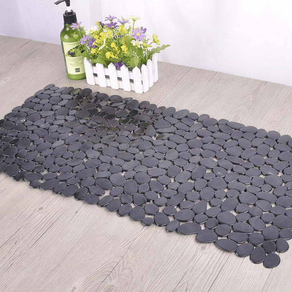 Tapis de Bain Antidérapant en Plastique - Galets - Les tapis de bain