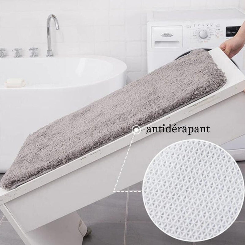Tapis de Bain Antidérapant Gris - Les tapis de bain