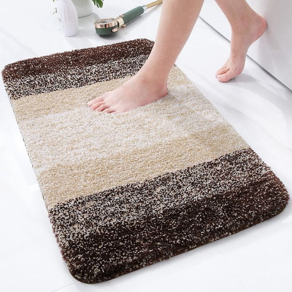Tapis De Bain Beige & Marron - Les tapis de bain