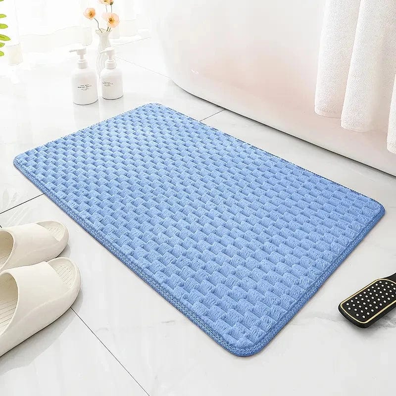 Tapis de Bain Bleu Clair - Les tapis de bain