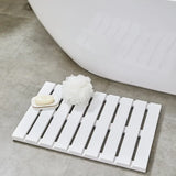 Tapis De Bain Caillebotis Bambou - Les tapis de bain