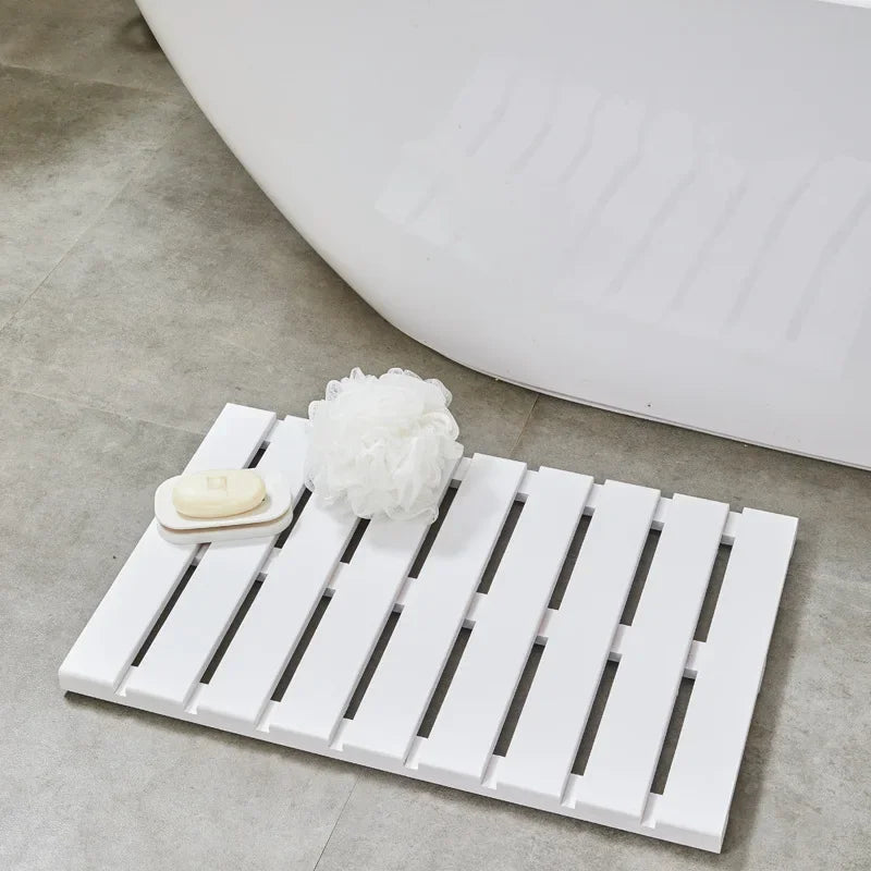 Tapis De Bain Caillebotis Bambou - Les tapis de bain