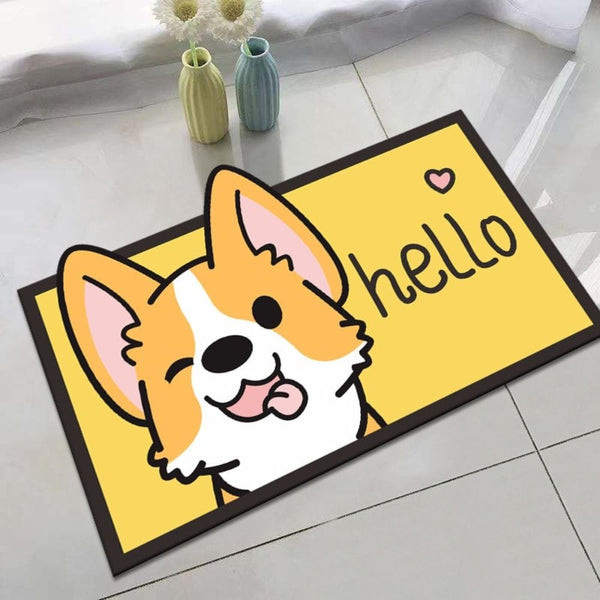 Tapis De Bain Corgi - Les tapis de bain