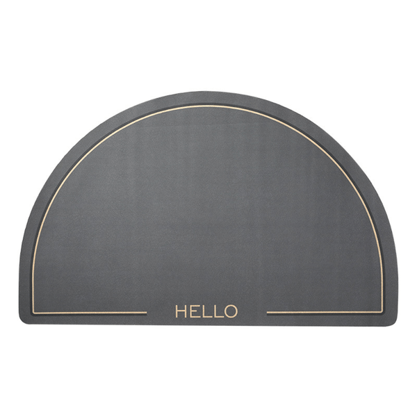 Tapis de Bain Demi Cercle "Hello" - Les tapis de bain