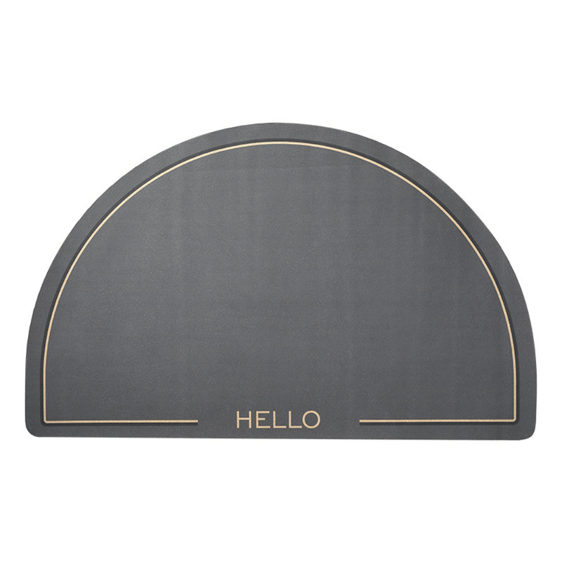 Tapis de Bain Demi Cercle "Hello" - Les tapis de bain