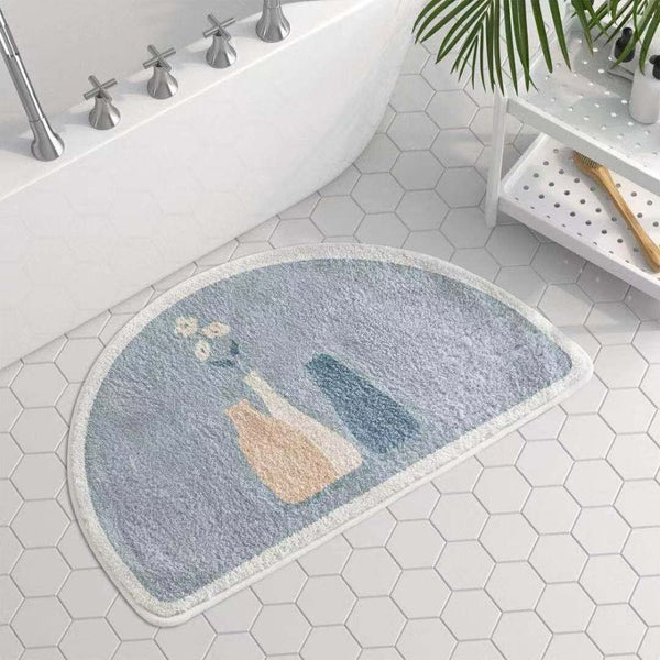 Tapis De Bain Demi Lune Antidérapant - Les tapis de bain
