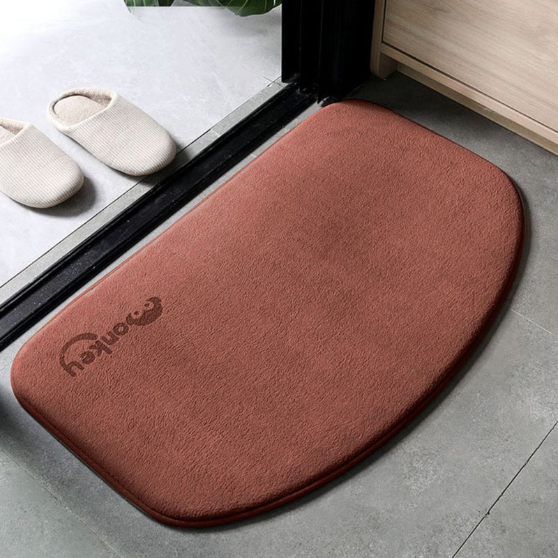 Tapis De Bain Demi Lune Microfibre - Les tapis de bain