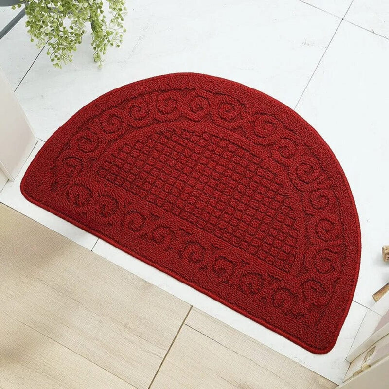 Tapis de Bain Demi Lune Rouge - Les tapis de bain