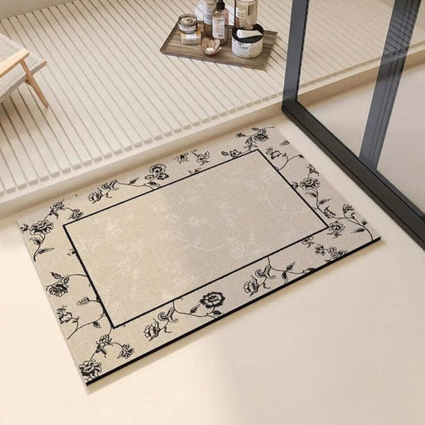 Tapis de Bain Diatomite Baroque - Les tapis de bain