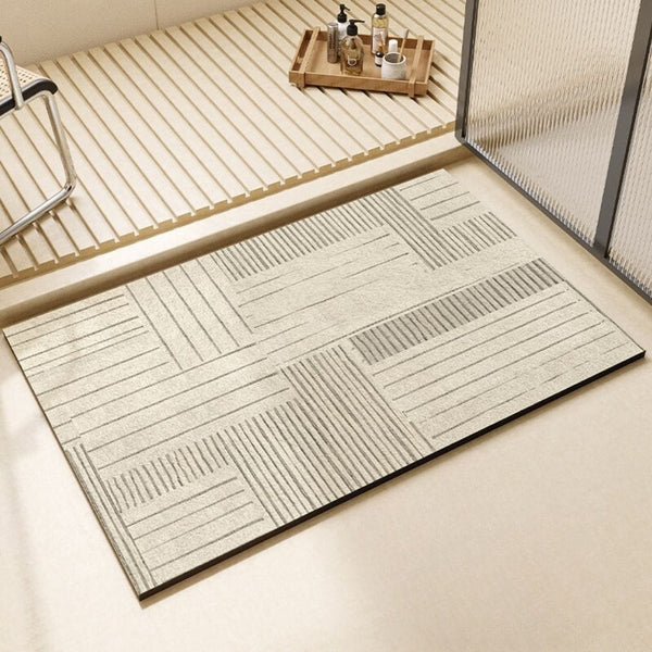 Tapis De Bain Diatomite Foncé - Les tapis de bain