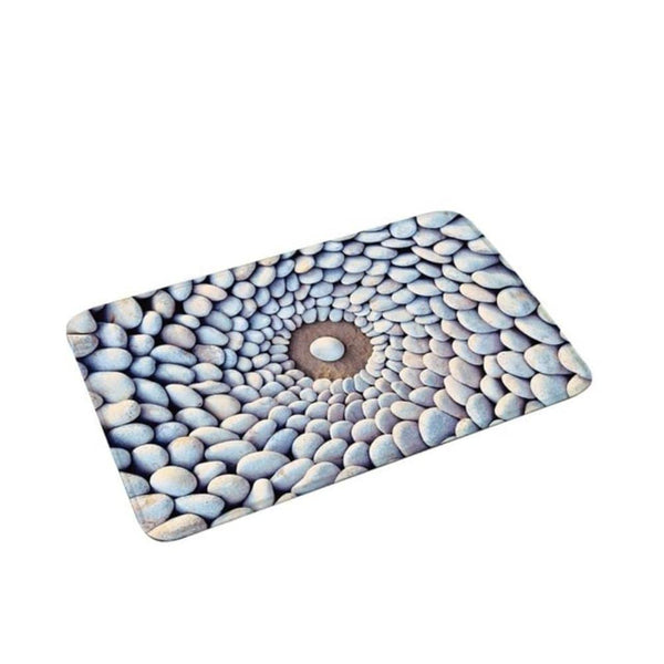 Tapis De Bain Effet Galet 60x90cm - Les tapis de bain