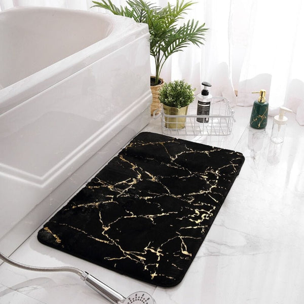 Tapis de Bain Effet Marbre - Les tapis de bain