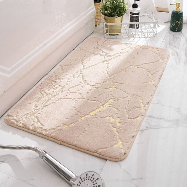 Tapis de Bain Effet Marbre - Les tapis de bain