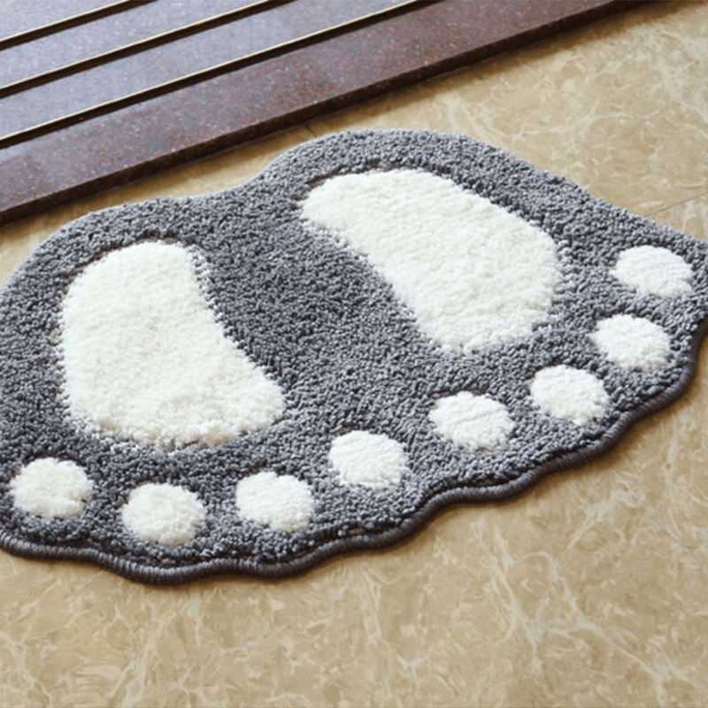 Tapis De Bain En Forme De Pied - Les tapis de bain