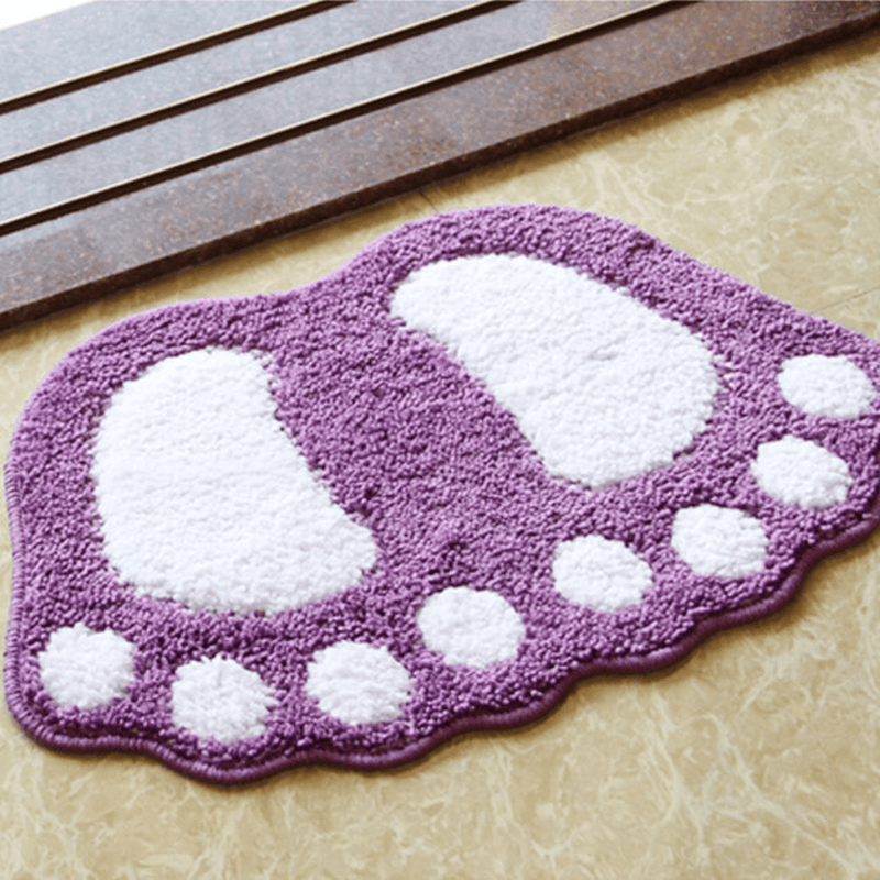 Tapis De Bain En Forme De Pied - Les tapis de bain