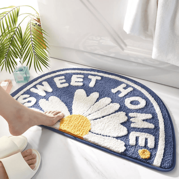 Tapis de Bain Épais Demi Lune - Les tapis de bain