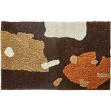 Tapis de Bain Épais Marron et Beige - Les tapis de bain