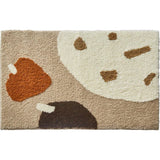 Tapis de Bain Épais Marron et Beige - Les tapis de bain