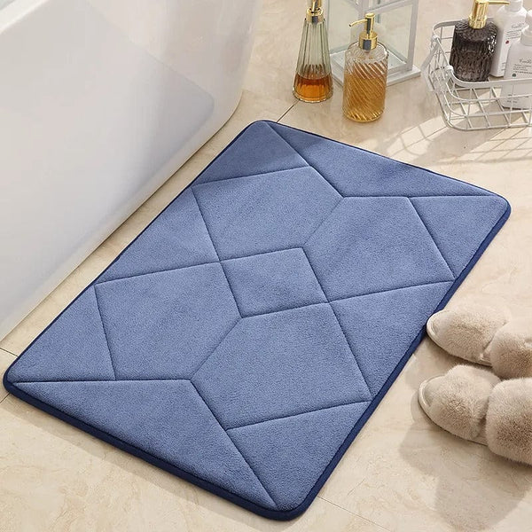 Tapis De Bain Éponge Antidérapant - Les tapis de bain
