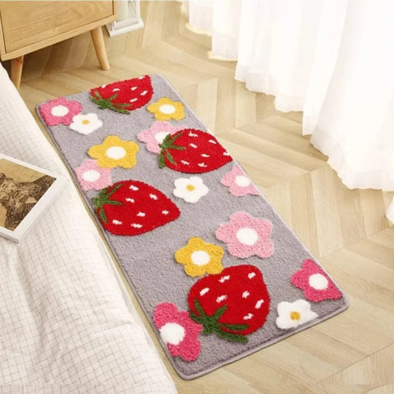 Tapis de Bain Fraise - Les tapis de bain