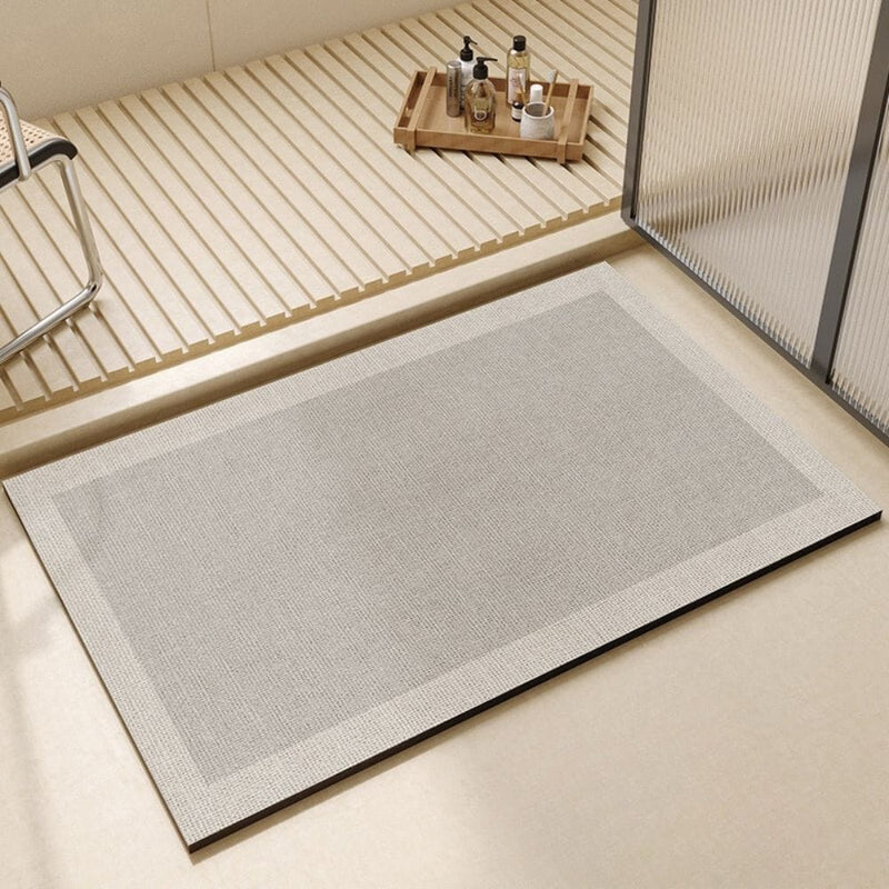 Tapis de Bain Gris Perle - Les tapis de bain