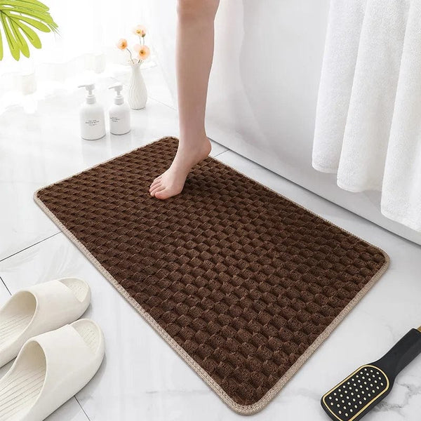 Tapis de Bain Marron Chocolat - Les tapis de bain