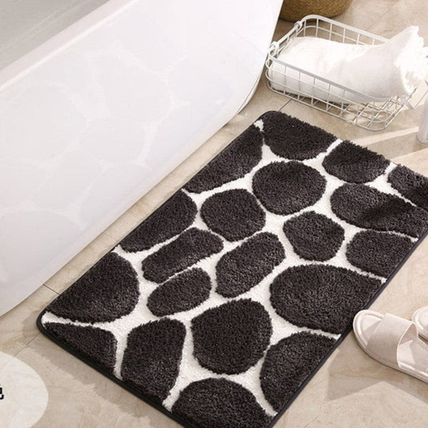 Tapis de Bain Mémoire de Forme Galet - Les tapis de bain