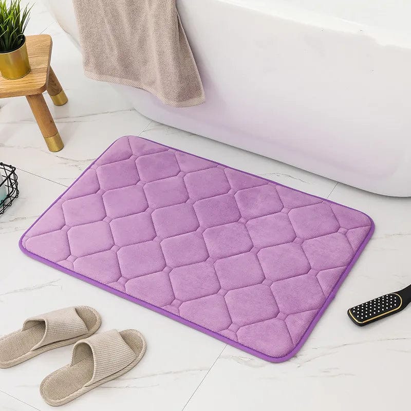 Tapis de Bain Microfibre Mémoire de Forme - Les tapis de bain