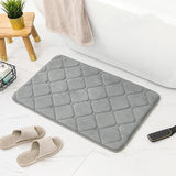 Tapis de Bain Microfibre Mémoire de Forme - Les tapis de bain