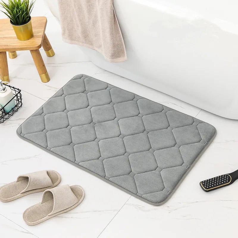 Tapis de Bain Microfibre Mémoire de Forme - Les tapis de bain