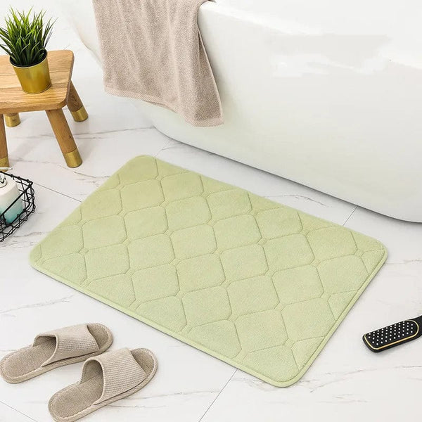 Tapis de Bain Microfibre Mémoire de Forme - Les tapis de bain