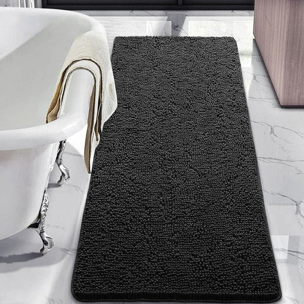 Tapis De Bain Noir 40x55cm - Les tapis de bain