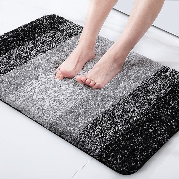 Tapis de Bain Noir et Blanc - Les tapis de bain