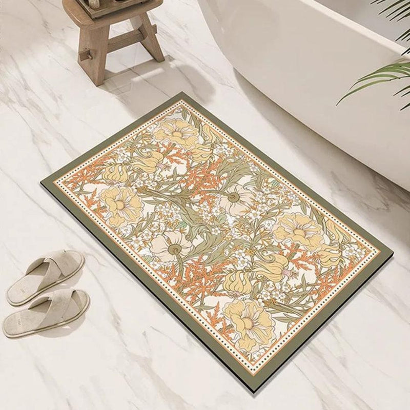 Tapis de Bain Ultra Absorbant en Diatomite