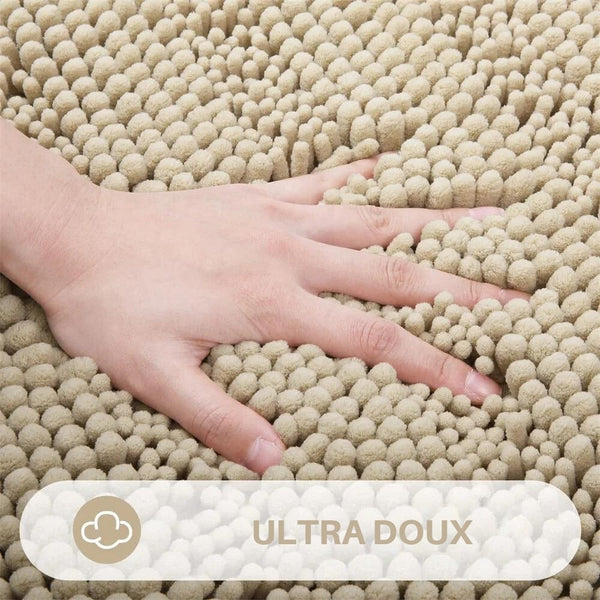 Tapis de Salle de Bain Microfibre Doux