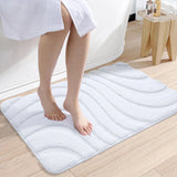 Tapis Salle de Bain Blanc
