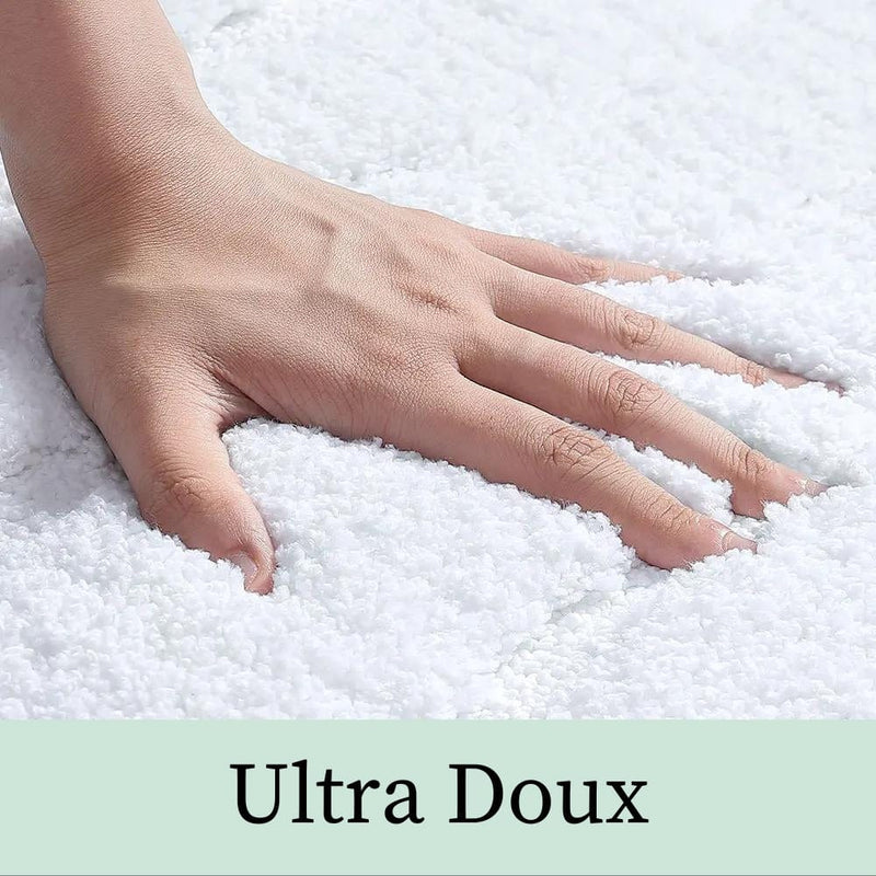 Tapis Salle de Bain Blanc